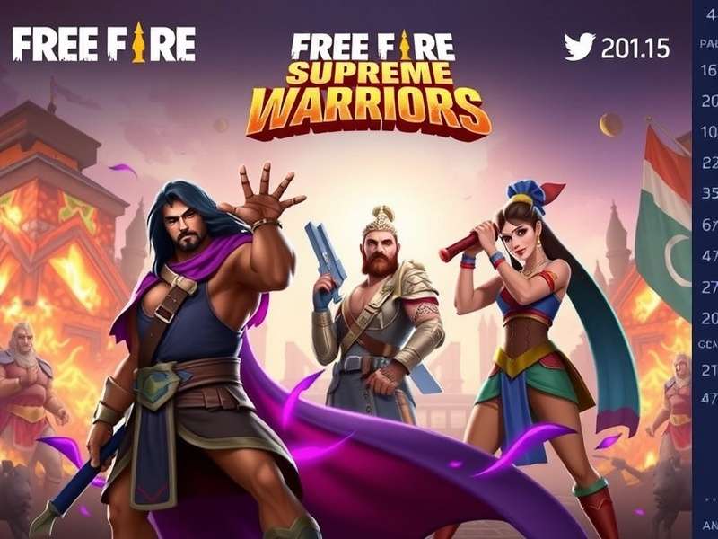 Indian Characters in Free Fire Supreme Warriors